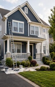 exterior residencial painting 1 Exterior Painting in Berlin, NJ — 7&7 Contractor LLC